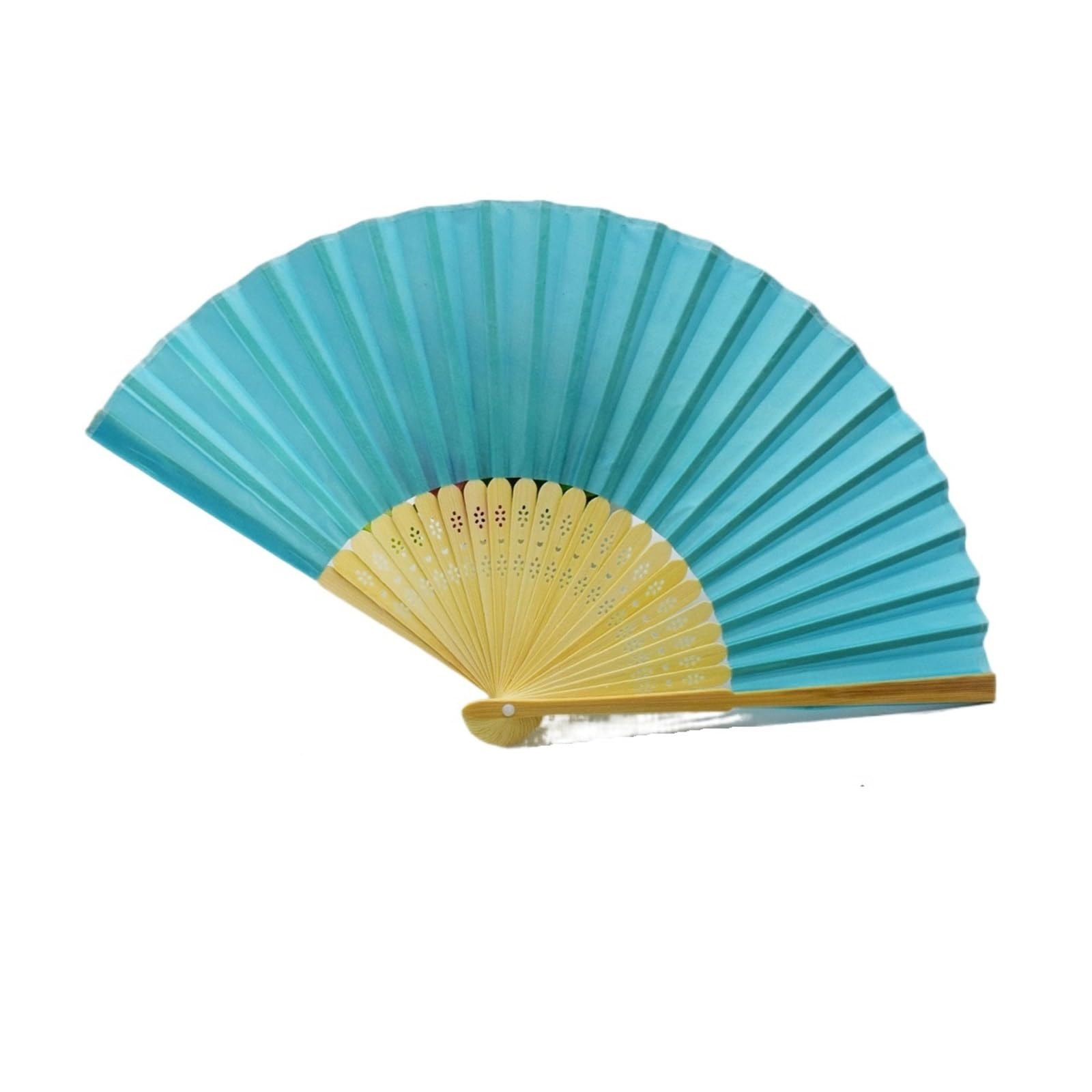Dcuipg Color1 10Pcs Foldable Hand Fan For Party