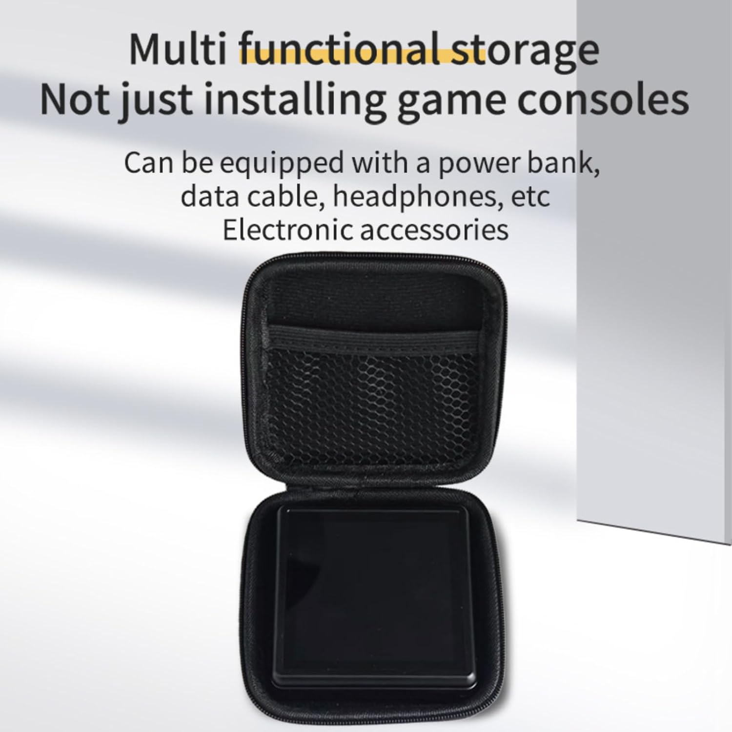 Accessory Bundle Compatible with Nintendo RG Rotate Handheld Console, Screen Protector and Carrying Case Combo for Protection image 2