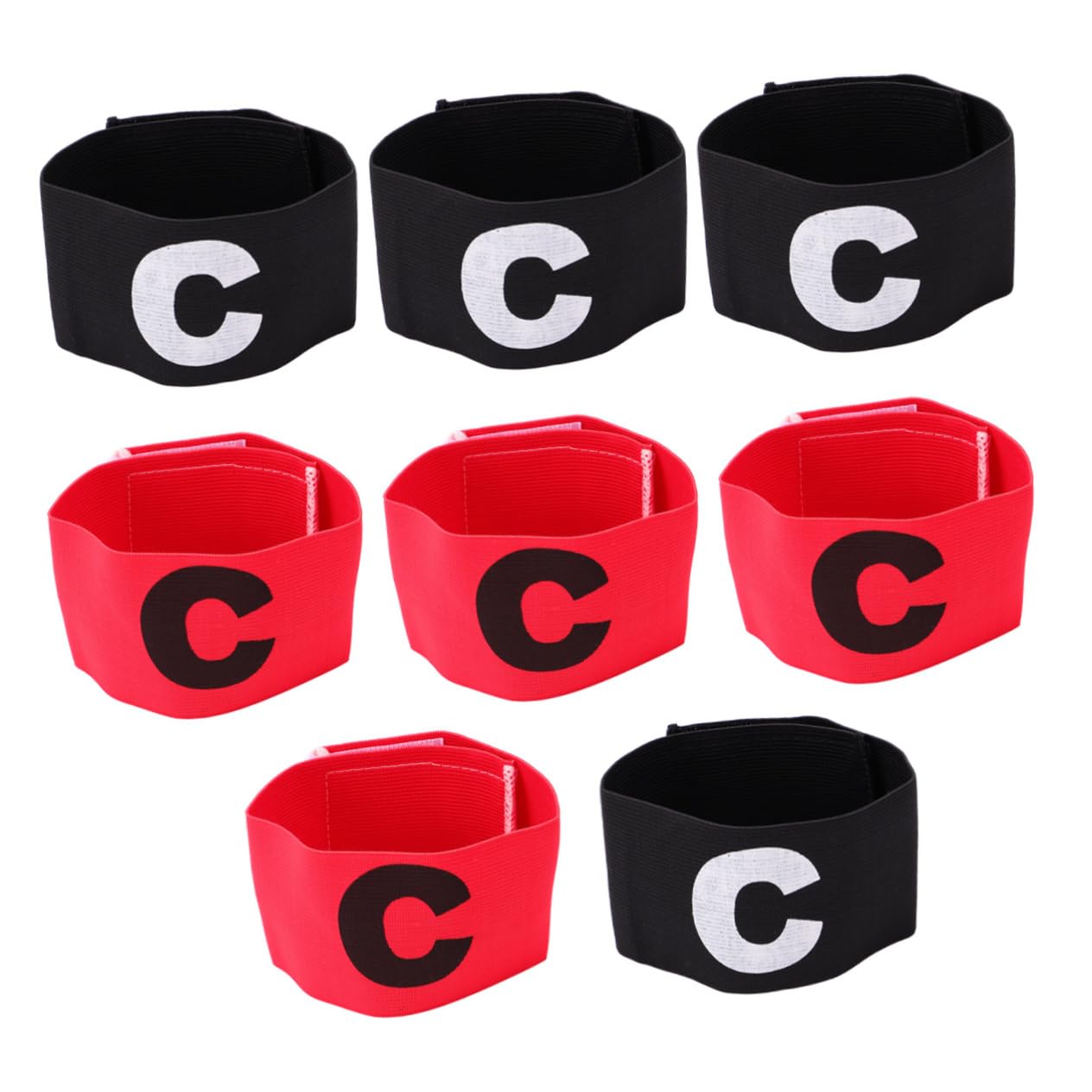 Hemobllo Fascia Da Di Calcio Bracciali Calcio Allenamento Di Squadra Fasce Di Gruppo Musicale Fascia Da Calcio Colorato Capitani Bande Black
