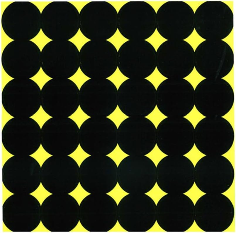 Shoot-N-C 1"" Black Pasters/Targets - 432 Targets, Multi