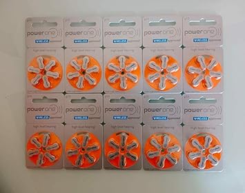 POWERONE 13 MF battery Hearing Aid 60 Pack ITEM CODE 718358