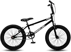 Bike Aro 20 BMX Infantil PRO X FreeStyle V-Brake,Preto