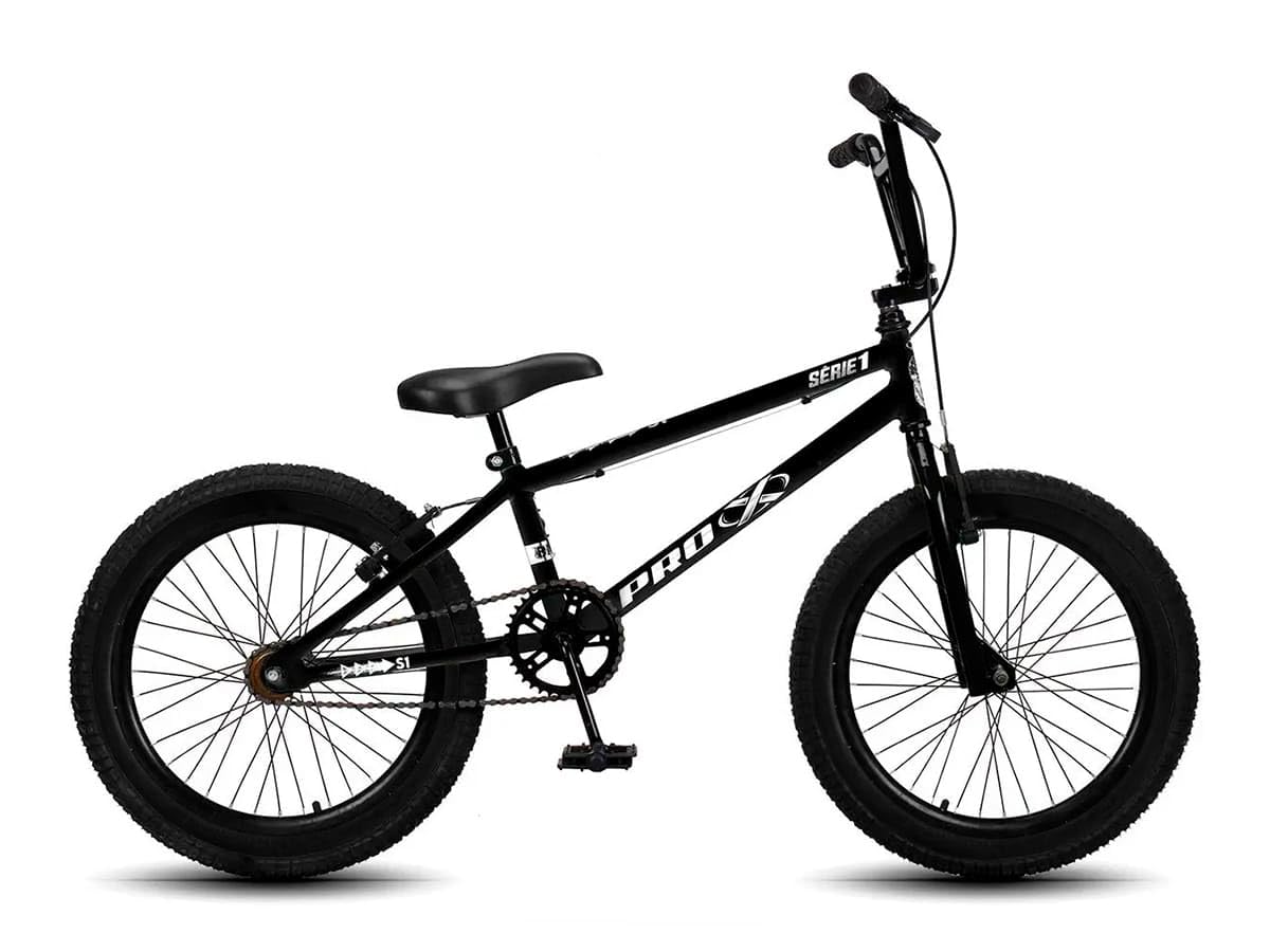 Bike Infantil Para Meninos Aro 20 Prox Serie 1 BMX Rebaixada Freio