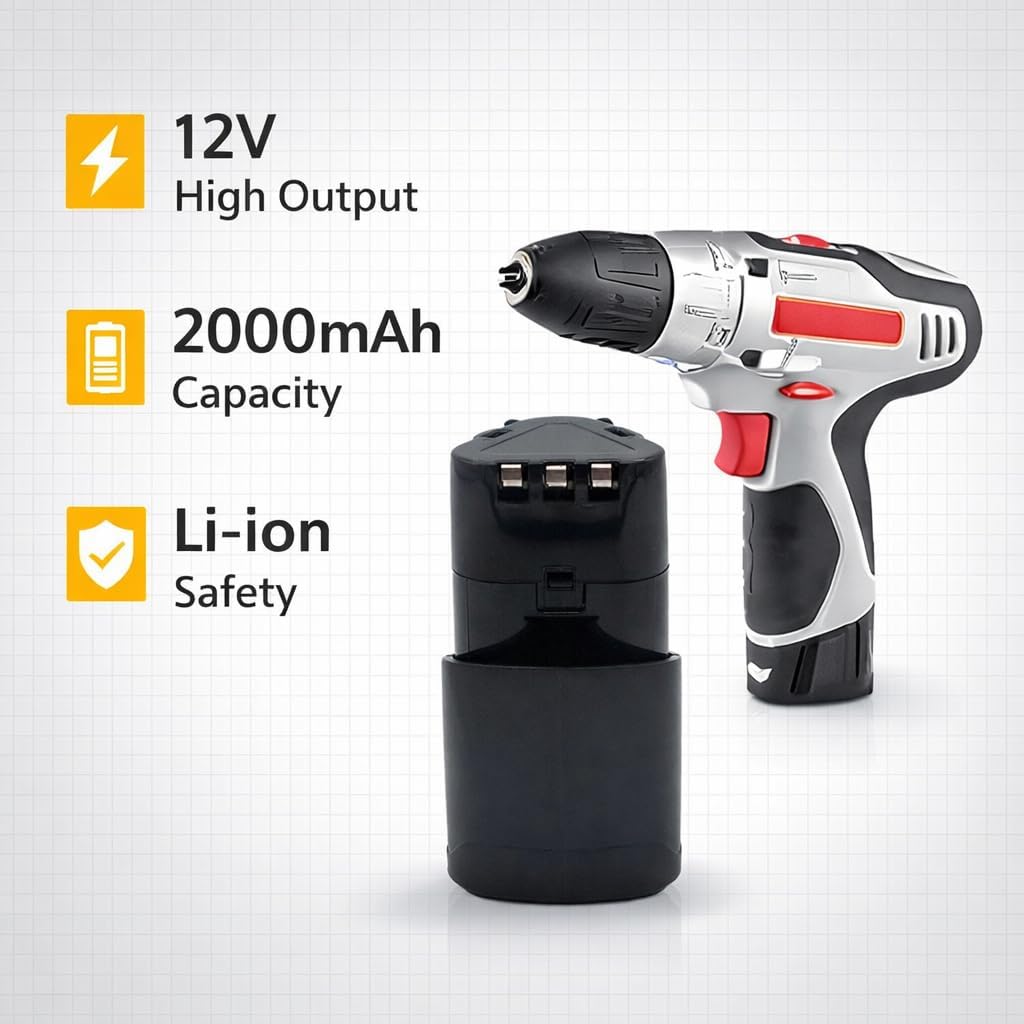 Updated Craftsman Nextec 12 Volt Lithium ion Battery for Nextec 11221 9-11221 320.11221 - Image 3