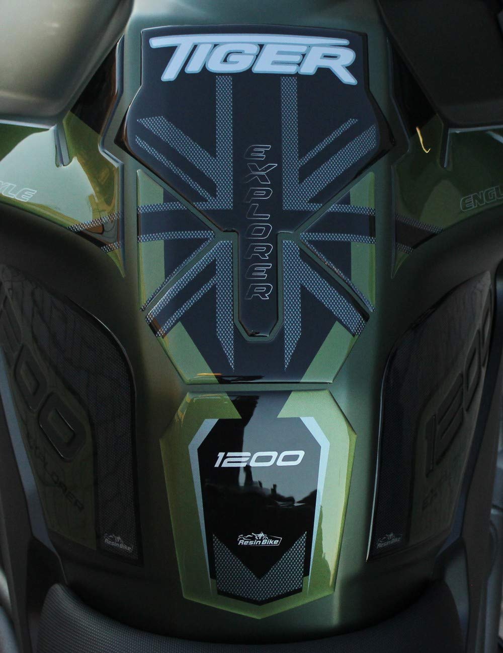 Adhesivos 3D Para Moto Triumph Tiger 1200 - Resistente A Agua Y Golpes