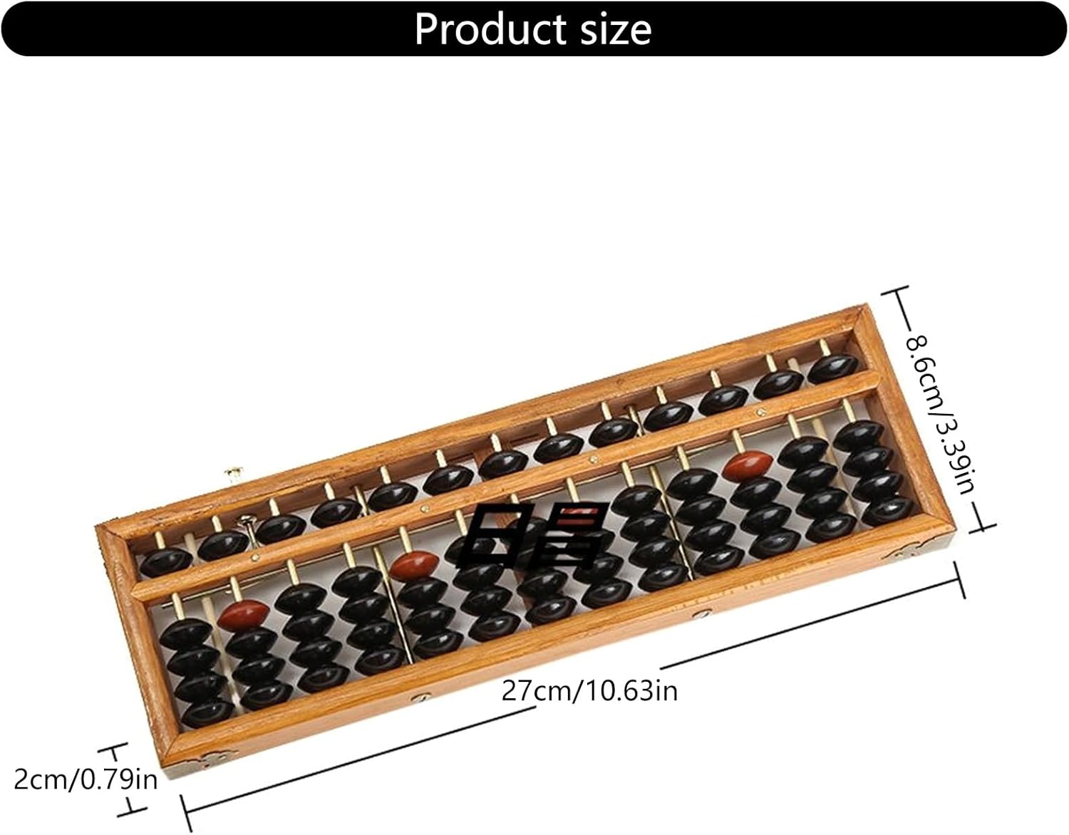 2 Interactive 13-Row Abacus for Mental Calculation Practice, Lightweight & Educational Resource Educational Abacus for Students