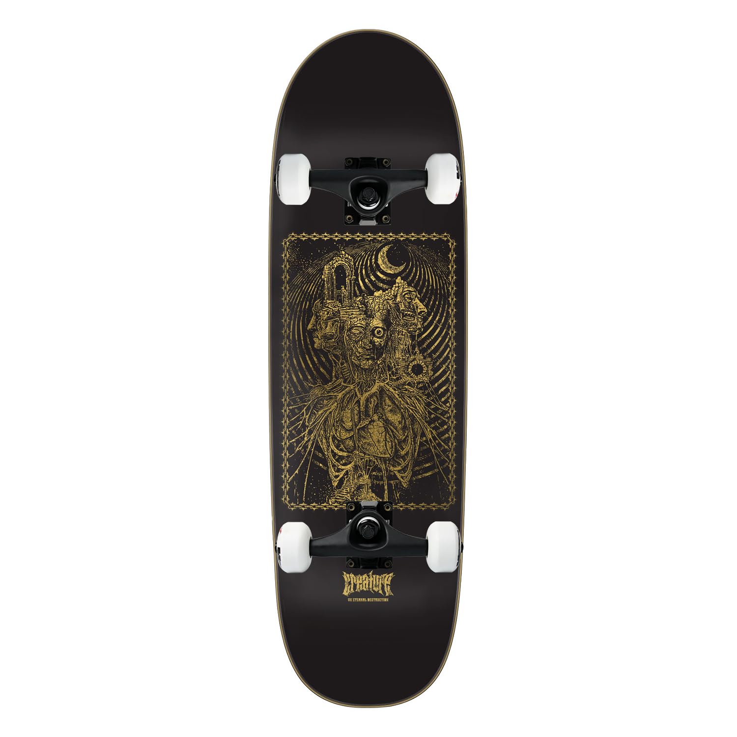 Creature Skateboard Assembly Fortress LG VX Tri-X Egg 9 25 x 31 95 Complete