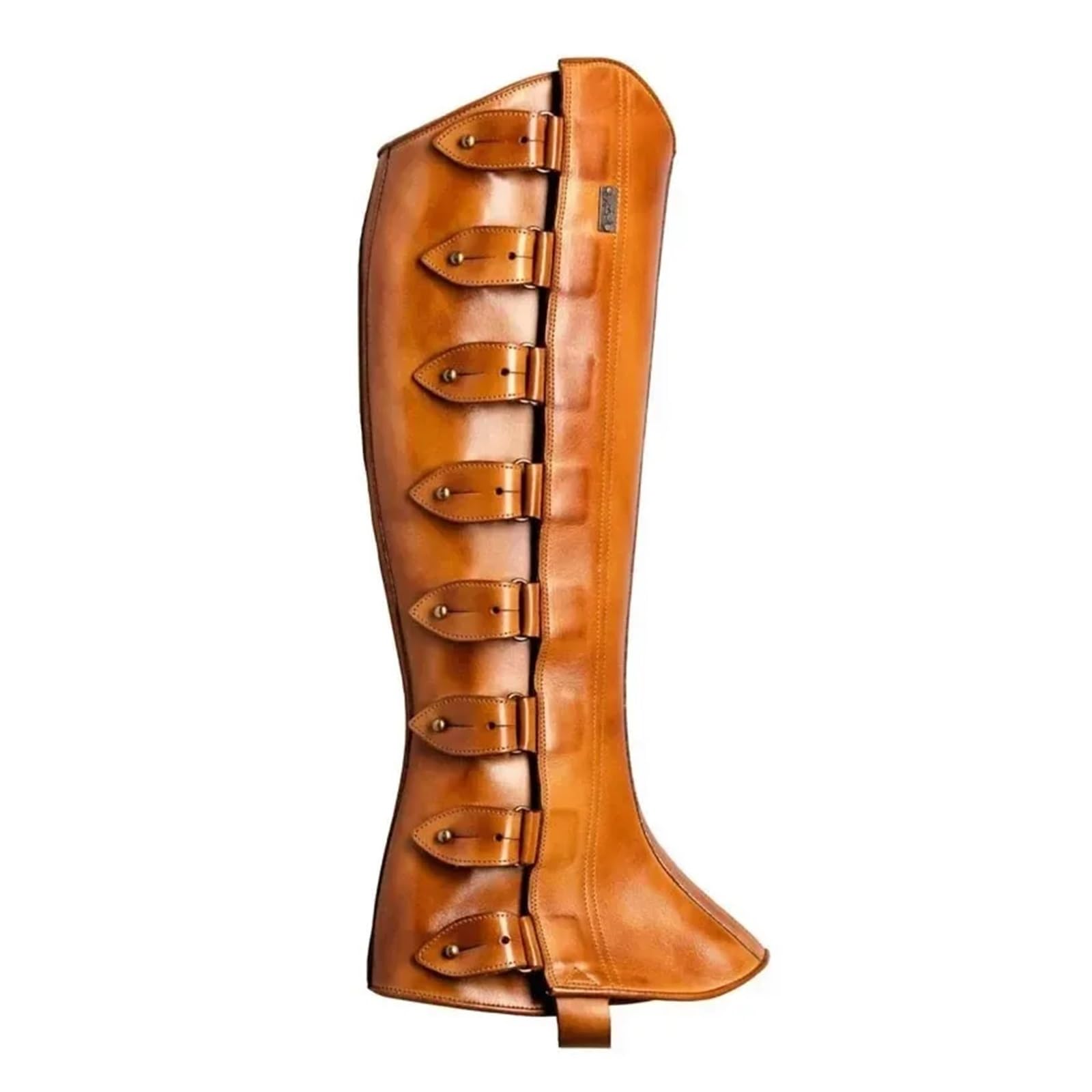 Gambali da equitazione Copriscarpe in pelle, copri stivali, ghette, parastinchi, kit for gambe, armatura, costume da cavaliere, sella escursionismo for uomo