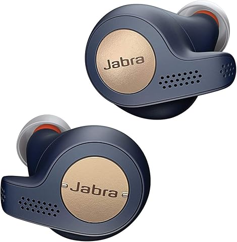 Jabra Elite Active 65t True Wireless Bluetooth Sports Earbuds and Charging Case with Alexa Built-In, Copper Blue