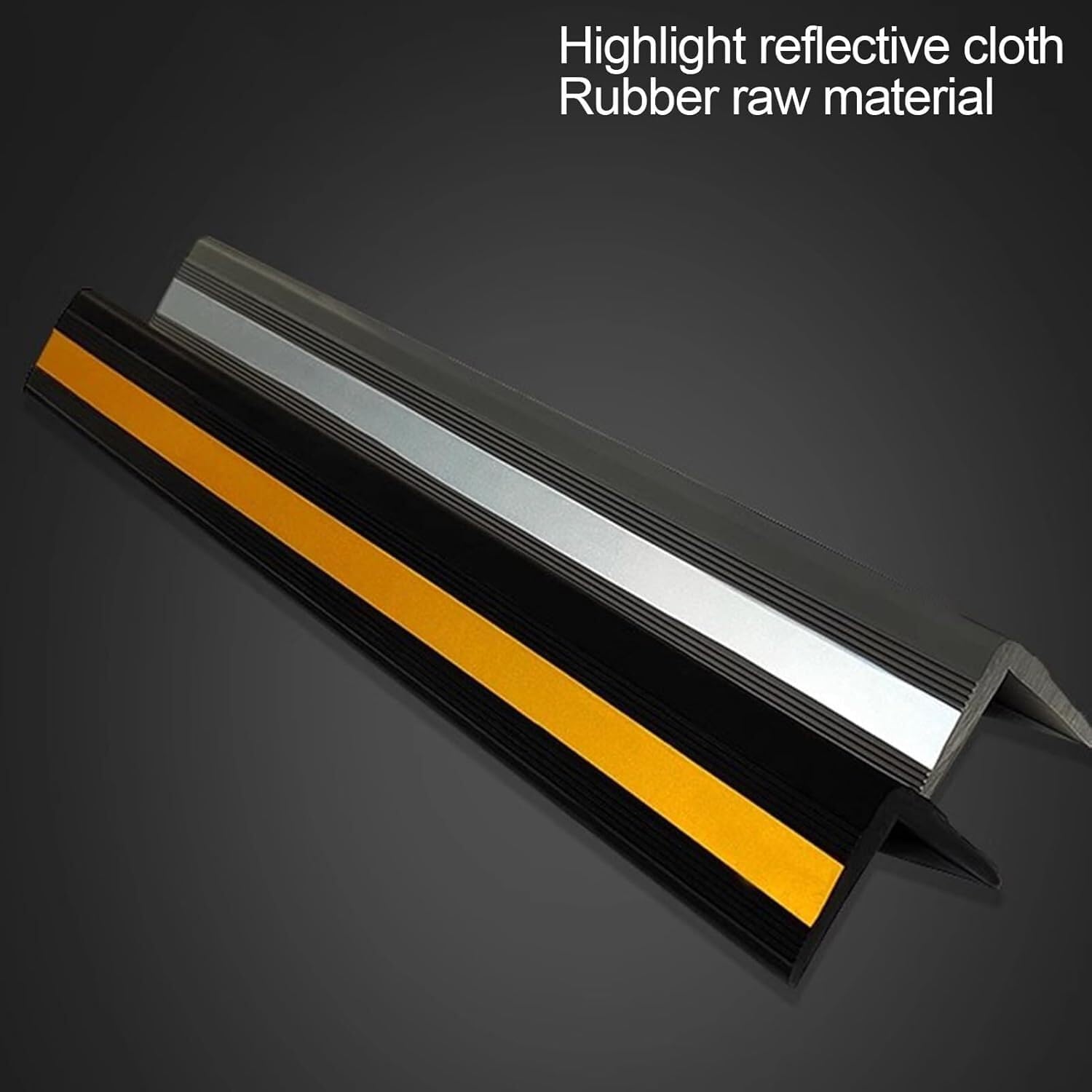 Accessories Car Parking Protector Wall Corner Guard for Parking Garages 1cm Thick Aluminium Alloy Column(Grey,6pcs)