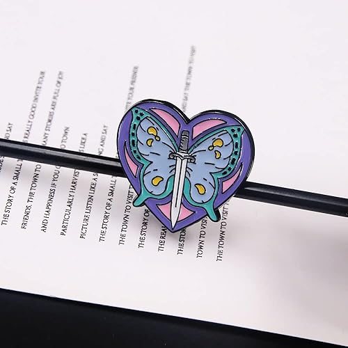 Vista 4 de JJBA JoJo - Broche esmaltado - Pin de insignia de anime Jolyne Jotaro Joestar - Regalos de Navidad para niños, niñas, adolescentes, mujeres