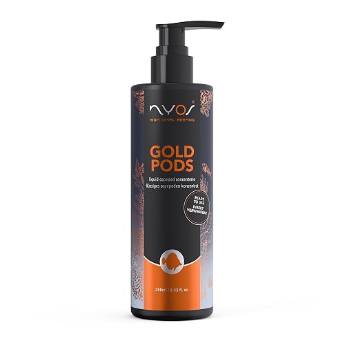 NYOS Goldpods - Copépodos concentrado para acuarios marinos, plancton líquido rico en nutrientes…