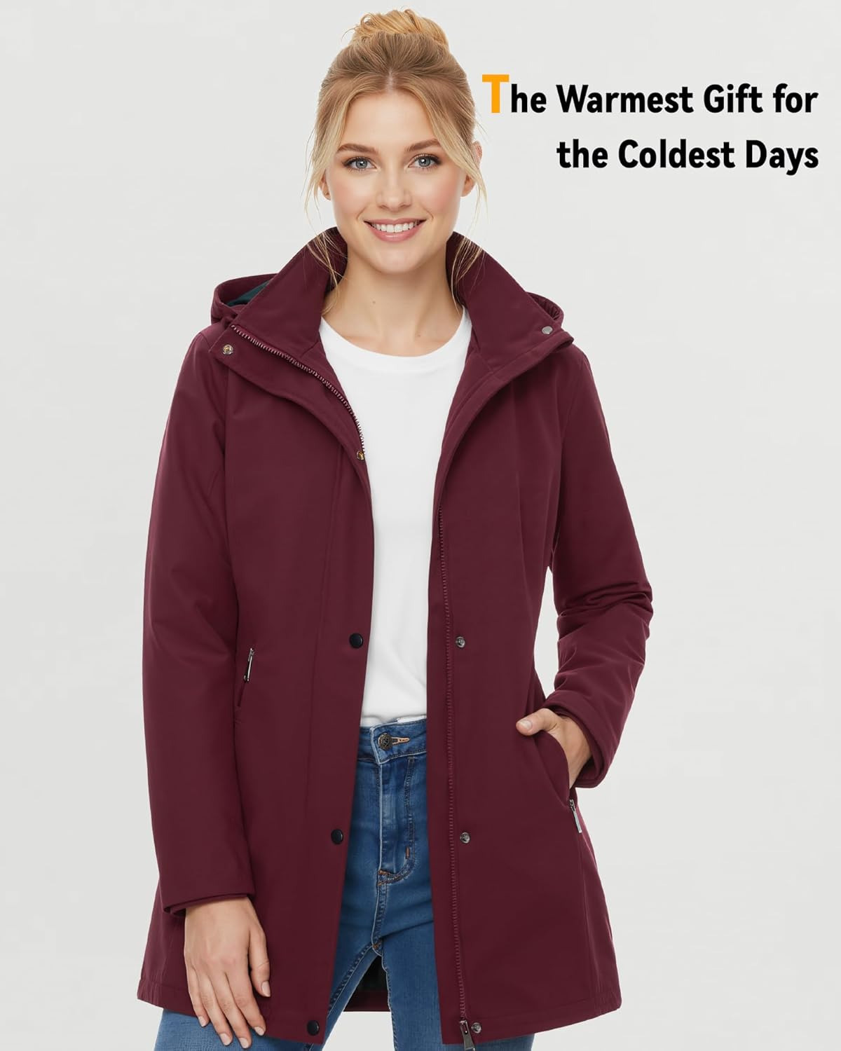 Graphene Women Heated Jacket 12V Fast Charge 18400mAh Large Capacity - Image 5