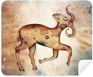 March April Aries Constellation Zodiac Cleaning Cloth Screen Cleaner 2pcs Suede Fabric