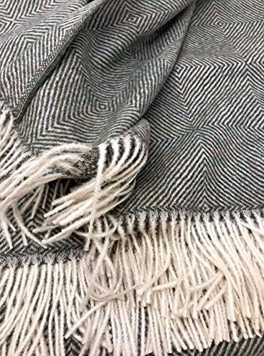 Alpaca Home | Dynasty Throw Blanket | 100% Pure Baby Alpaca Wool • Hypoallergenic, Soft & Cozy • Ethically Sourced | Softer & Warmer Than Wool (Pacific Ave.) #TOP2