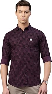 Majestic Man Custom Abstract Printed Pure Cotton Slim Fit Casual Shirt Price In India