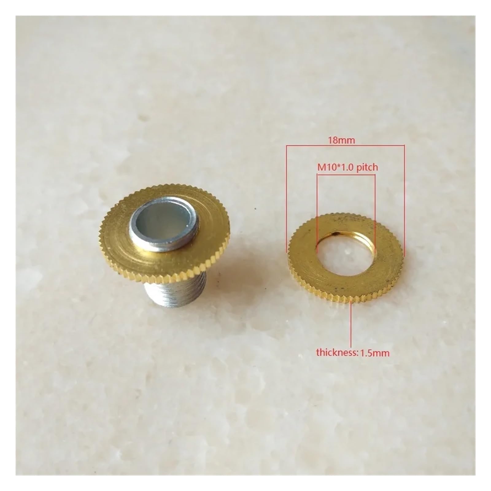Rondella Piatta In Ottone Rondella piatta in ottone M10 | Rondella di tenuta for accessori for illuminazione OD18*T1.5mm(100PCS_18MM)