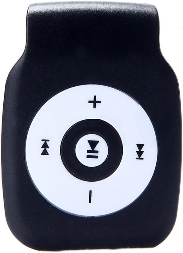 Sannysis Mini Clip USB MP3 Player Micro SD TF Card Music Media (سیاه)