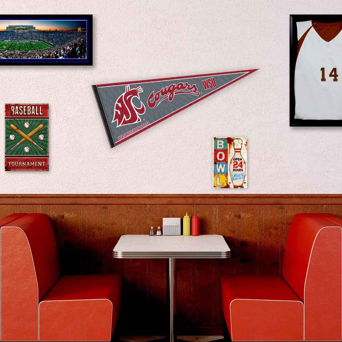 Washington State Cougars Gray Pennant - Image 3