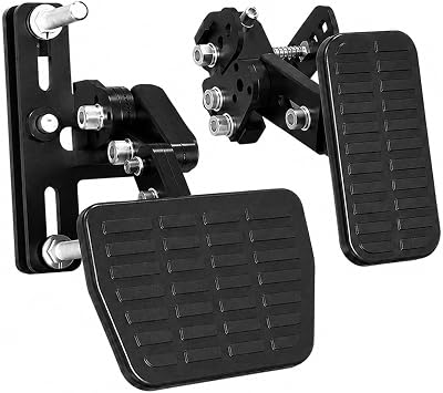 Pedal Extenders for Short People, Brake Gas Pedal Extender | Universal Anti Slip Accelerator Pedal Extenders for Cars, Go Kart, Golf Carts, Ride on Toys, with Adjustable Length and Angle