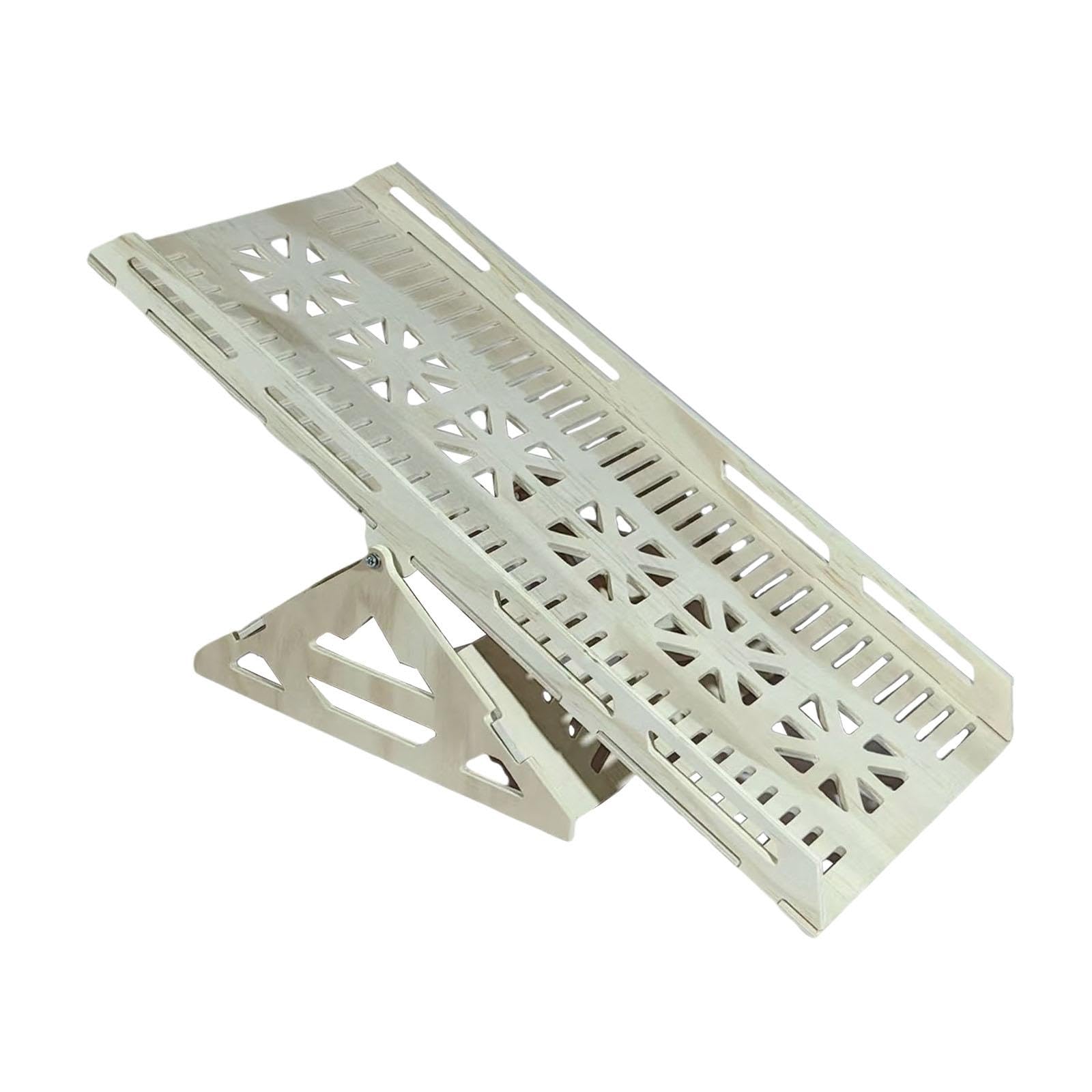 Bassadoro RC Crawler Car Bridge, 1/24 Scale Climbing Obstacle Bridge, Wooden Seesaw Roadblock 60x29x12cm (23.6x11.4x4.7in), DIY Accessories