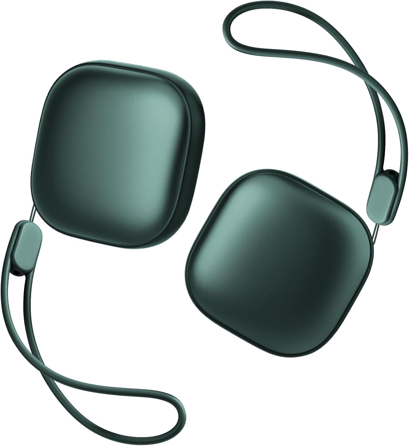 Pocket Size Hand Warmers Rechargeable 2 Pack, Heat for 10 Hours AI Smart Chips Ultrathin Electric Handwarmers with 4000mAh, Portable Electric Hand Warmer, Hunting Camping Hiking Men Womens Gifts Green 2 Pack