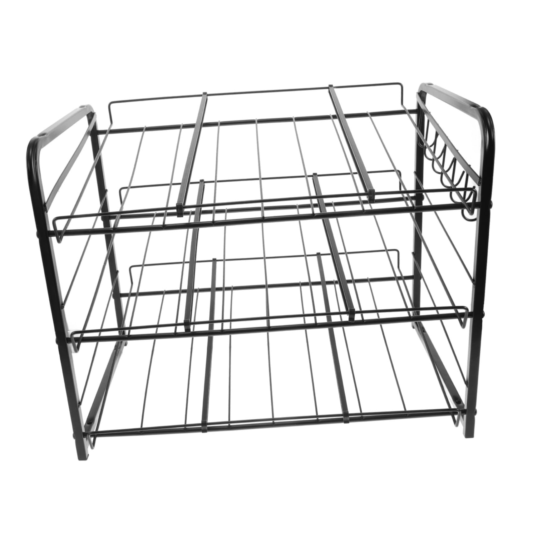 Toyvian Organizer Lattine Impilabile da Cucina Multi- Scaffale Salva Spazio per Lattine e Snack Resistente e Versatile per Ripostiglio e Frigorifero capacità Ampia e Design Compatto