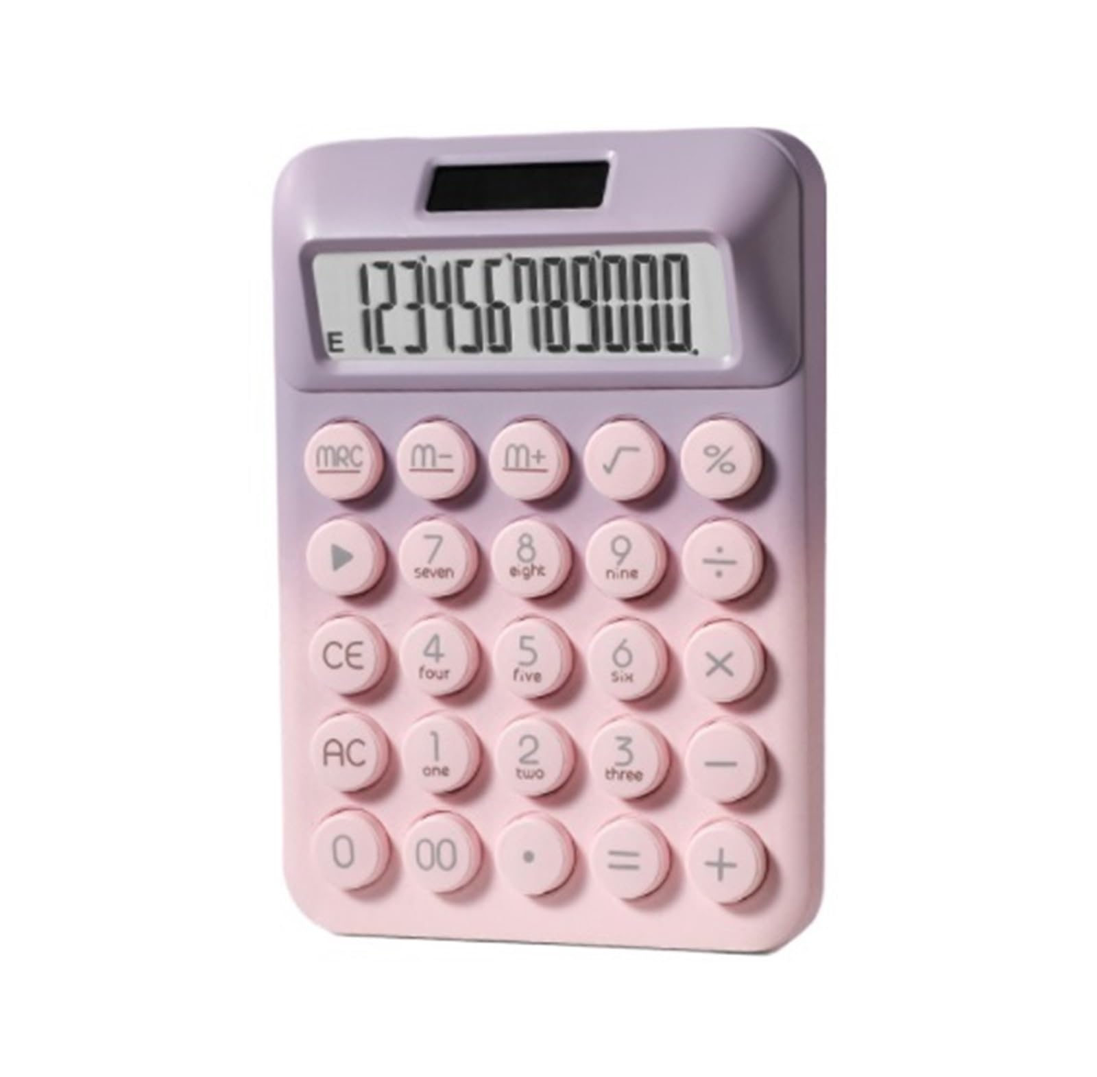Kalkulatory Kalkulator, Wielofunkcyjny Kalkulator Biurowy, 12-cyfrowy Wyświetlacz LCD, Podstawowy Kalkulator Stacjonarny Przybory Szkolne(Pink)