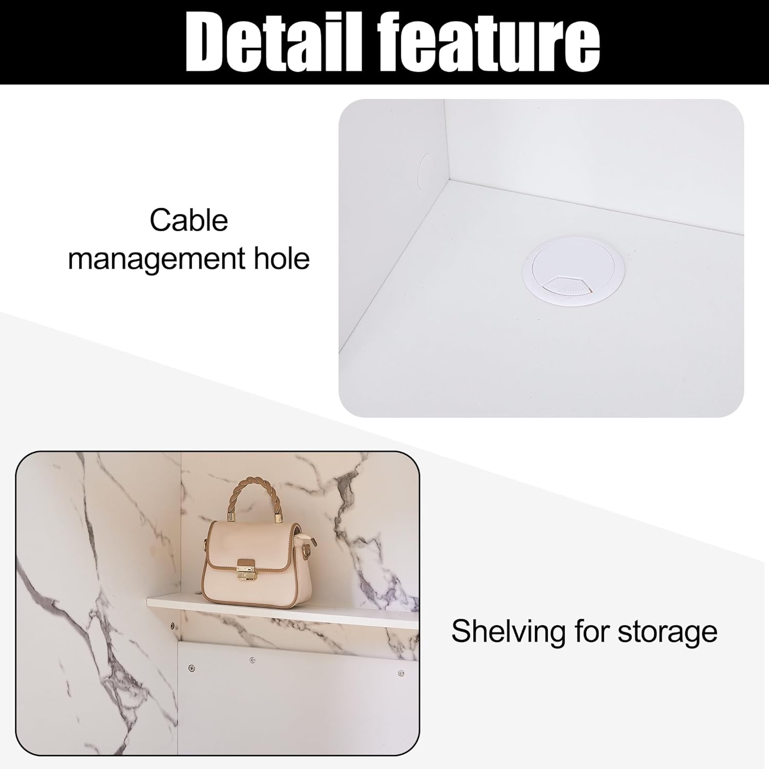 86.8" Large Reception Desk,Modern Checkout Counter with Lockable Drawer,Keyboard Tray and Shelves,White Receptionist Desk for Corporate and Hotel Lobbies（23.6”D x 86.6”W x 43.3”H）