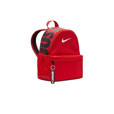 Nike Kids Brasilia Just Do It Backpack (Little Kids/Big Kids) Backpack Bags University Red/Black/White, Polyester