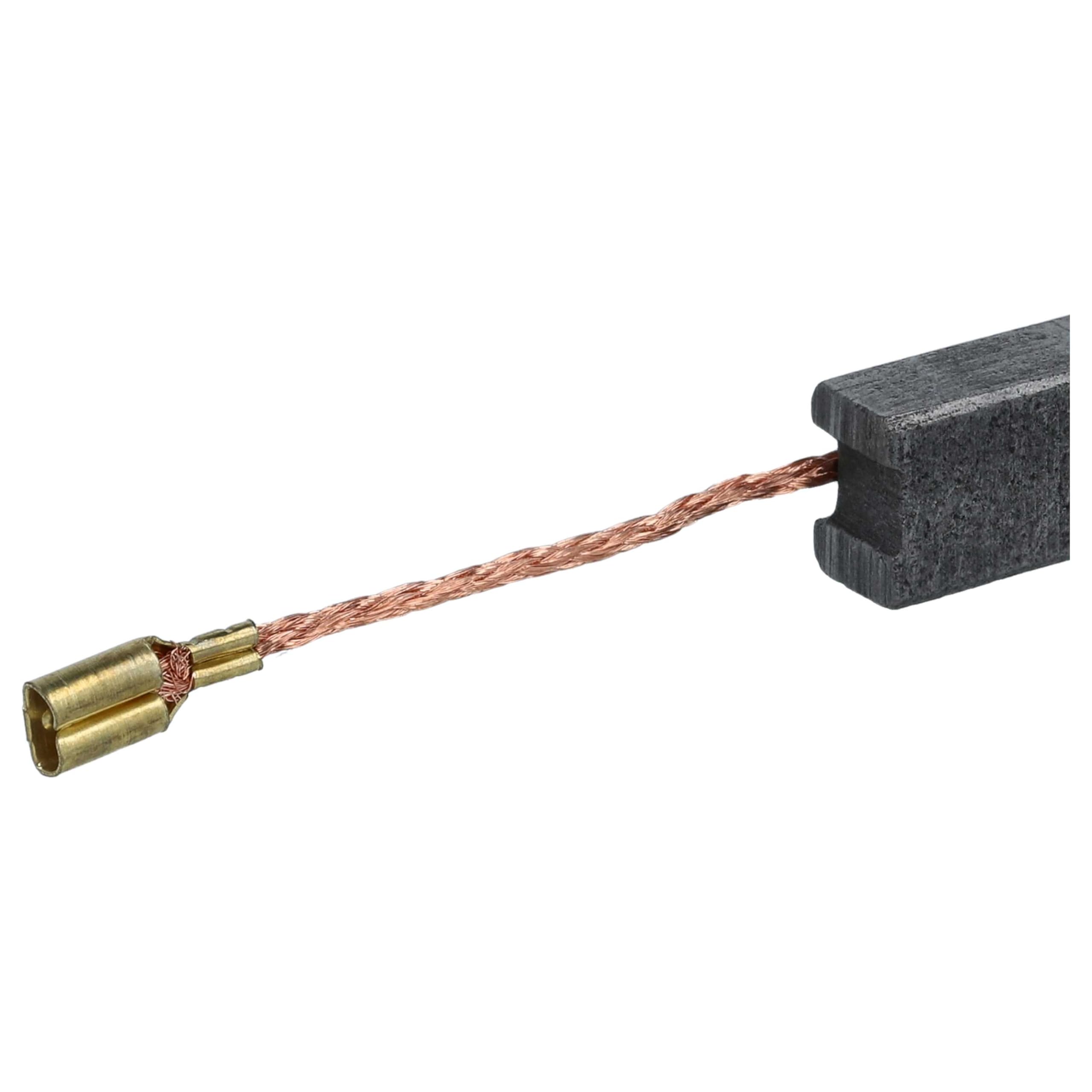 vhbw 10x escobilla 5,9 x 7,95 x 13,3 mm Compatible con Rupes BigFoot LHR21, LHR12, LHR15, LH 21 lijadora rotatoria, abrillantador