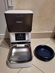 Dispenser Automatico Cibo Per Gatti Anykuu 4L - Con Timer, LCD, Fino A 4 Pasti/Giorno, Doppia Alimentazione - Foto 6