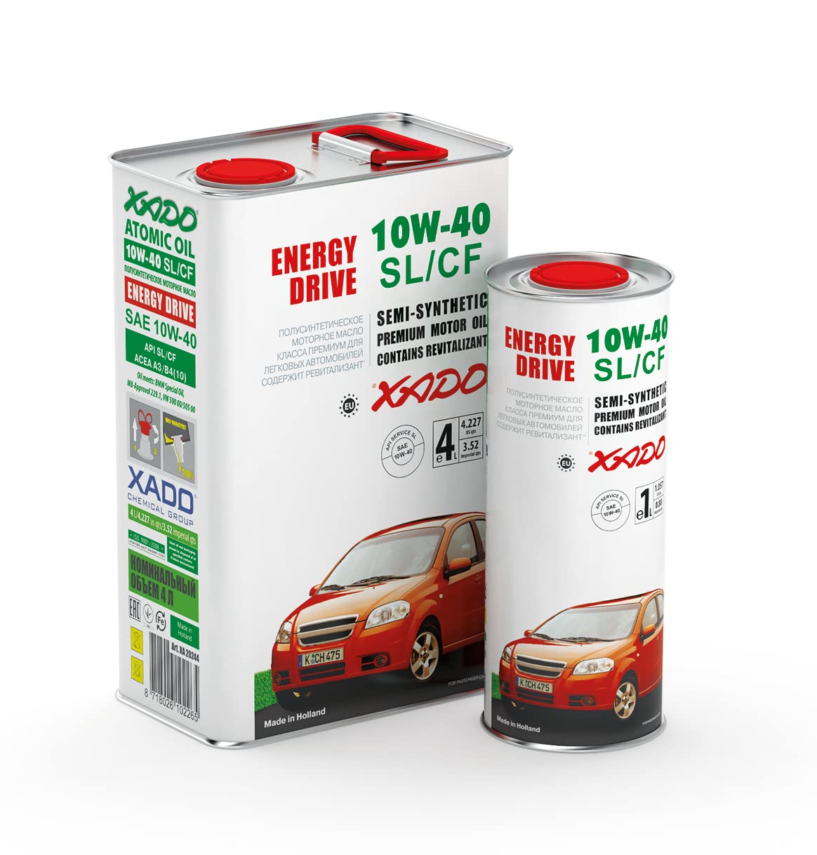 XADO 10W-40 Synthetisches Motoröl – Mit Revitalisierungs-Technologie Gegen Verschleiß