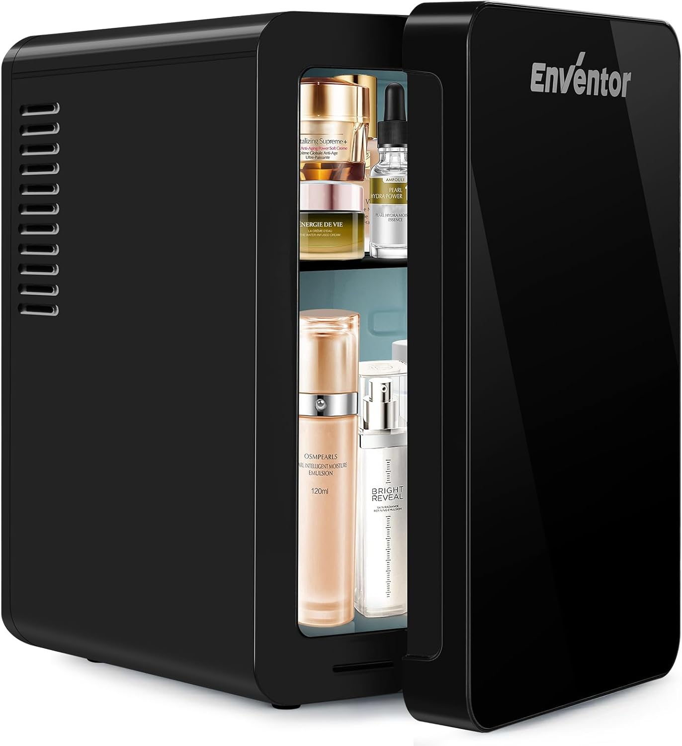 Enventor Mini Fridge 6 Litre, 8 Can Mini Fridges for Bedrooms, AC+12V