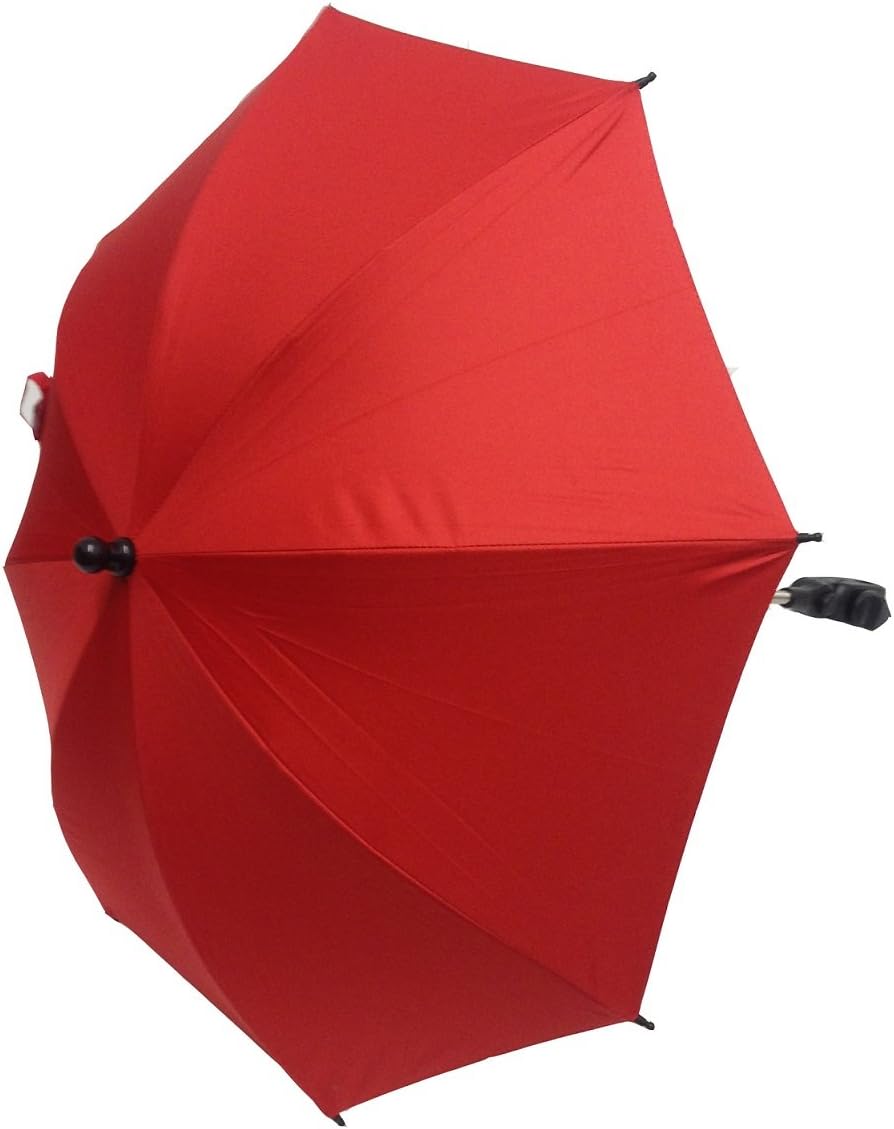For Your Little One Baby Parasol Compatible with Emmaljunga Twin Cerox Red