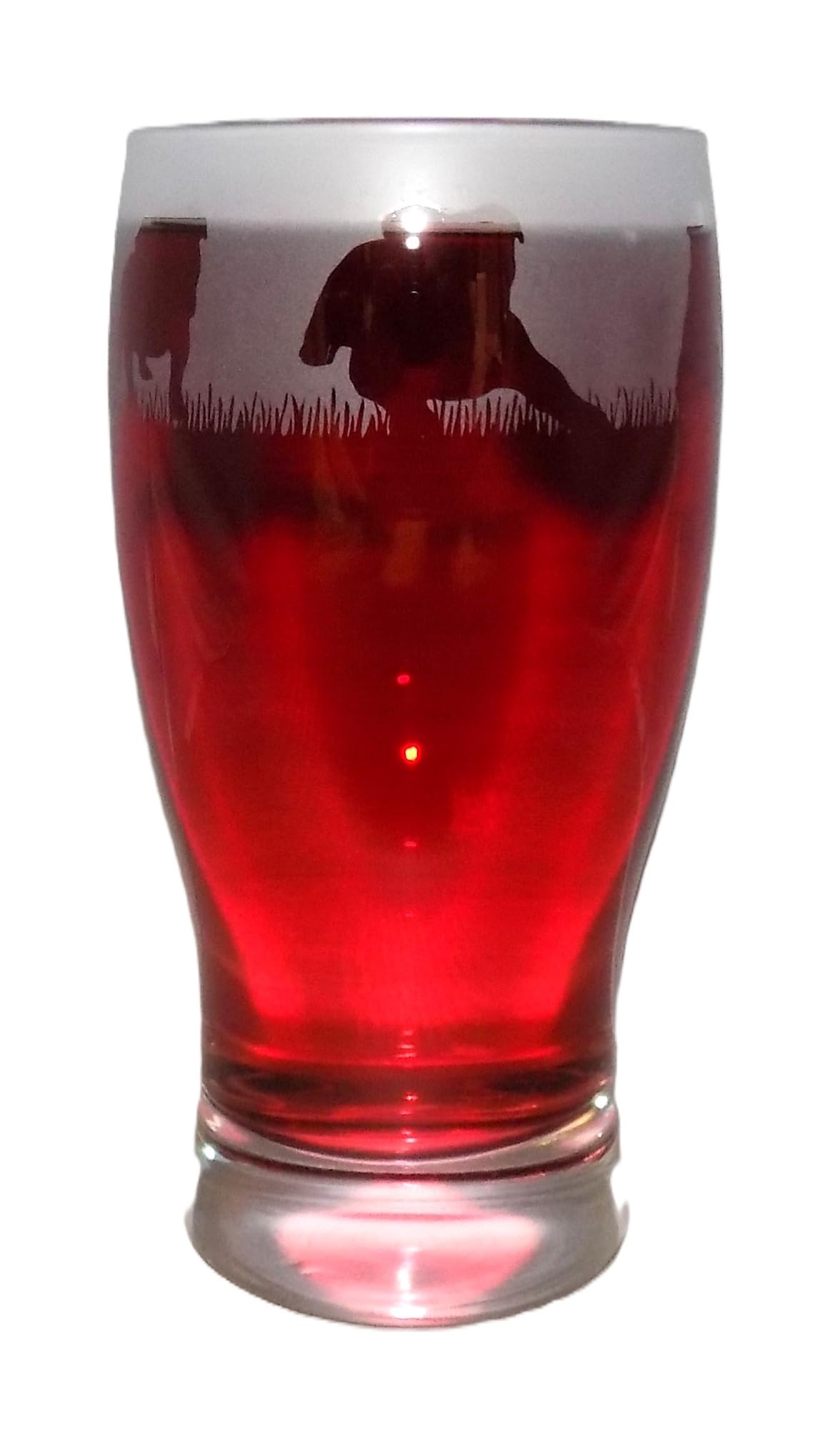 British Bulldog Hand Etched Pint Glass