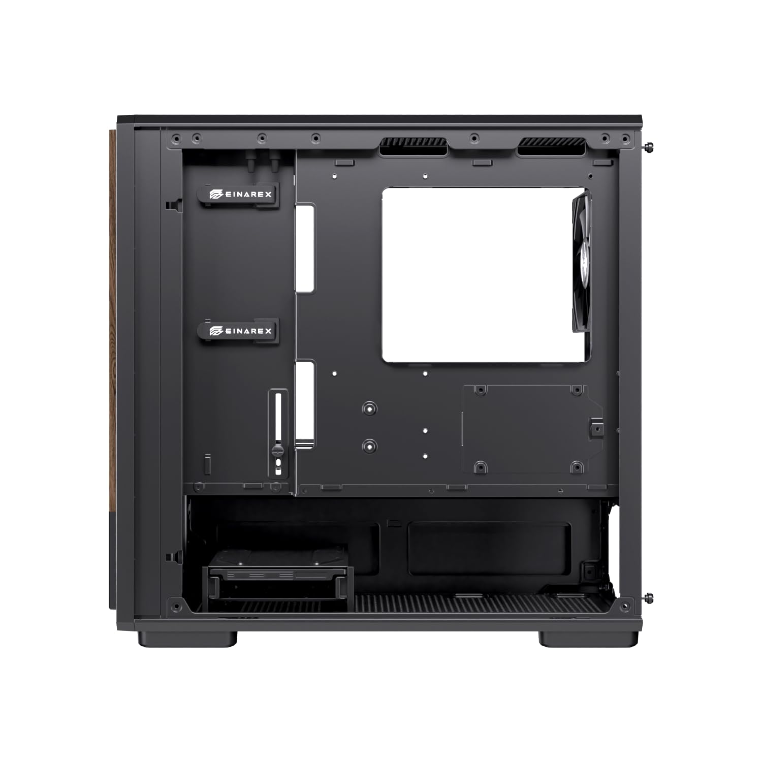 Pulse PM400 Caja de PC para Gaming, RGB, Soporte para 9 Ventiladores de 120mm, Refrigeración Líquida de 240mm (Core Negro)