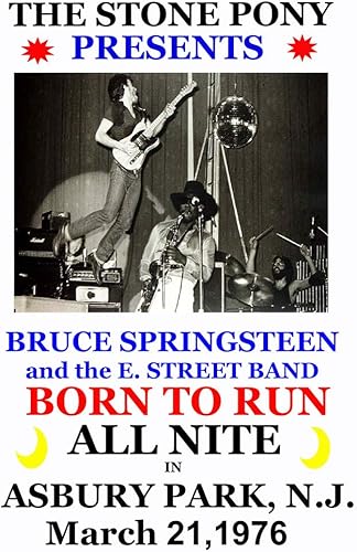 CARTEL DE CONCIERTO DE BRUCE SPRINGSTEEN REPLICA 1976