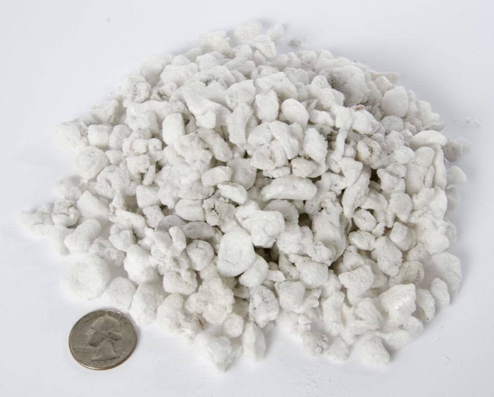 GROW!T JSPERL32 - Grade #4 Perlite, Super Course, (4 Cubic Feet) Hydroponic Perlite, White - Better Aeration and Drainage, Derived from a Natural Source, Odorless and Lightweight, Completely Sterile