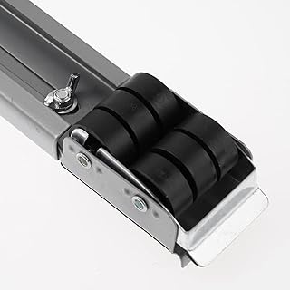 2 sztuki rolek urządzenia, maksymalne obciążenie 300 kg, regulowany wielofunkcyjny stojak pralko-suszarki, do pralki, lodówki i suszarki