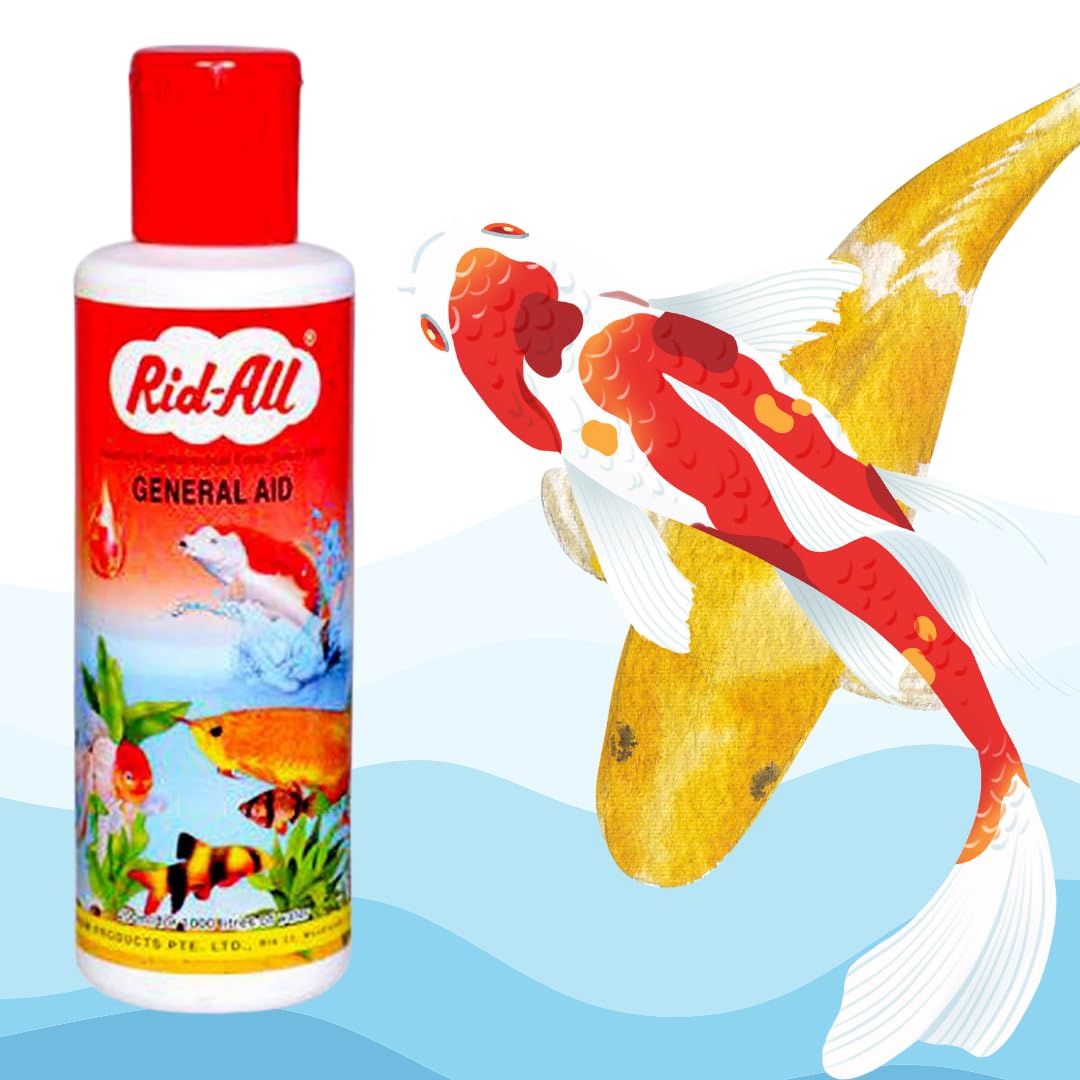 THE AQUA PET MALL® Rid All General Aid - 120ml | Aquarium Fish Medicine | General Prevention, Treats Fish & Save Life | for Fish Aquariums, Farms and Hatcheries (B0D949MRVH) Amazon Price History, Amazon Price Tracker