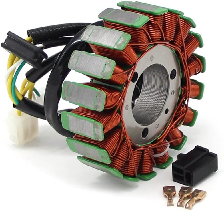 MOCCAN Bobina del estator del generador de motocicleta compatible con S-UZUKI Moto 32101-17G00 32101-17G01 32101-17G02 SV650 SV650S ABS DL650