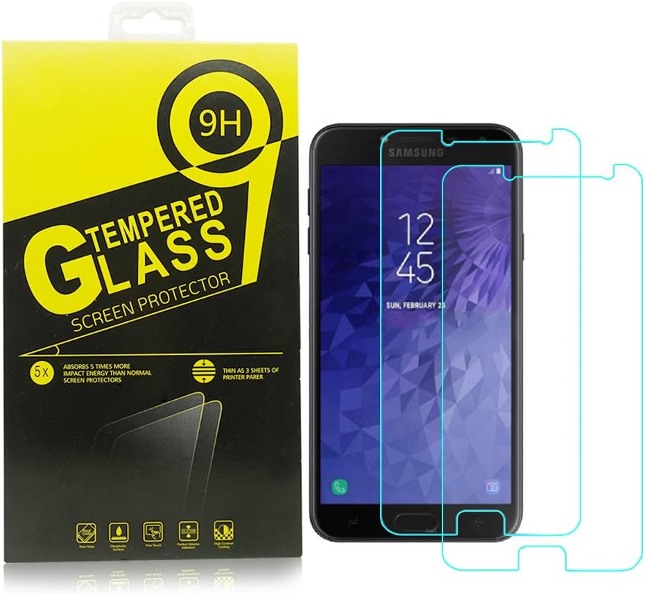 Galaxy J7 Duo Screen Protector, Galaxy J7 Duo Tempered Glass, 9H+ 3D Glass Screen [ unfull Coverage ] [Anti Scratch] [Anti-Fingerprint] Bubble Free for Galaxy J7 Duo (Clear)