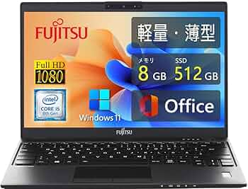 Amazon.co.jp: 【整備済み品】極軽極薄FUJITSU LIFEBOOK U939