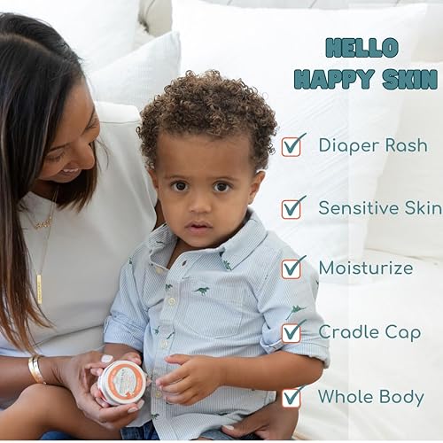 Miniatura 3 de Lane & Co Everything Balm - Bálsamo para el cuidado del bebé a base de plantas para sarpullido del pañal, tapa de cuna, labios agrietados, piel