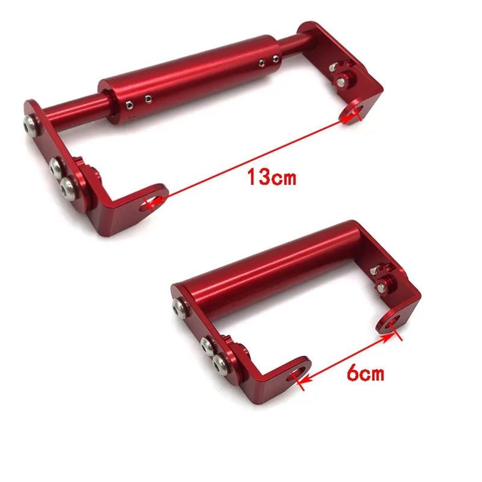 Support De Navigation GPS pour Téléphone Portable pour Trail125 PCX125 ADV160 Pièces De Rechange pour Support De Téléphone Portable GPS GPS Support(Rouge)