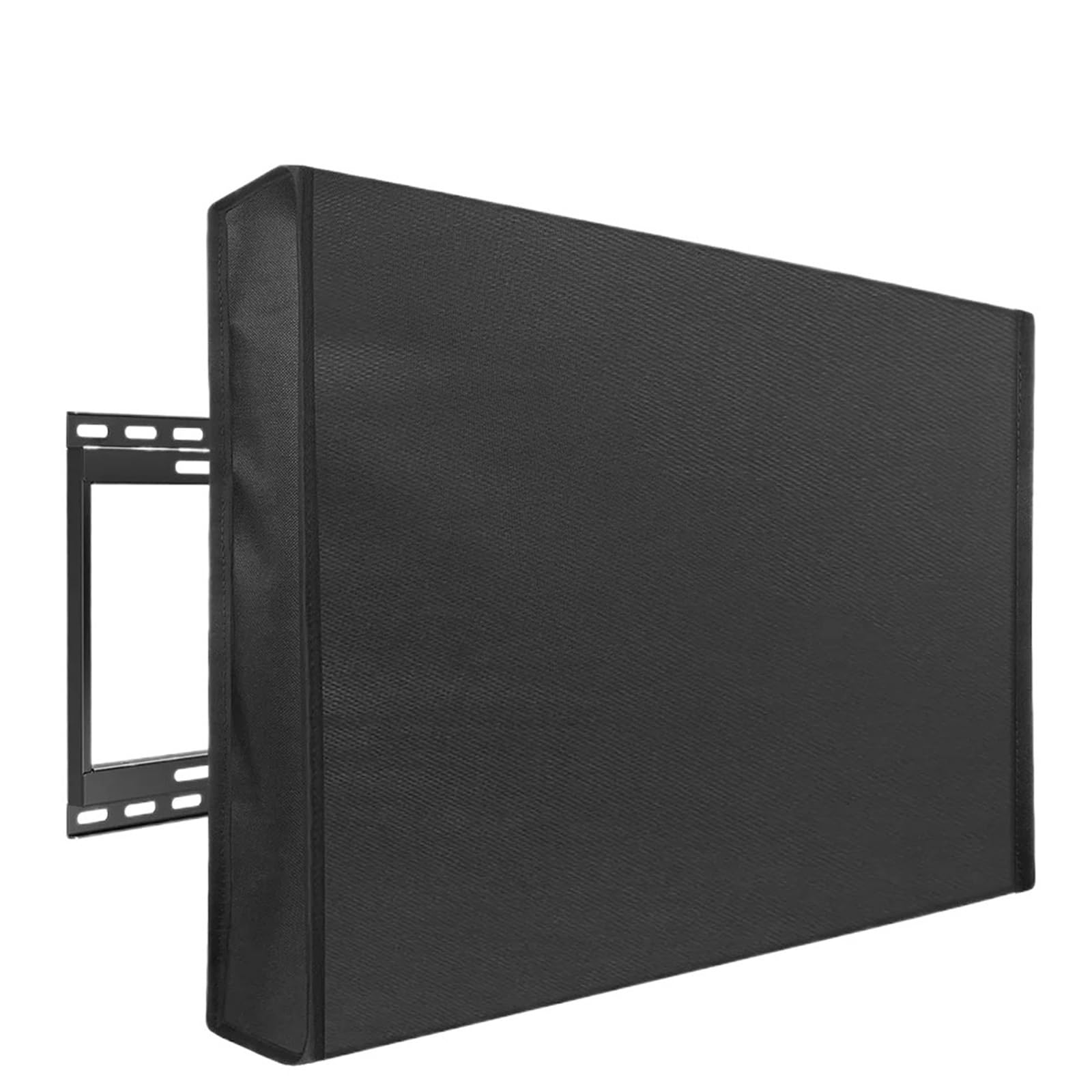 Cover De TelevisióN Al Aire Libre Cubierta de TV for Exteriores, Cubierta Impermeable a Prueba de Polvo, Conjunto de Cubierta, Funda de televisión Oxford, TV(Black,70-75inch)