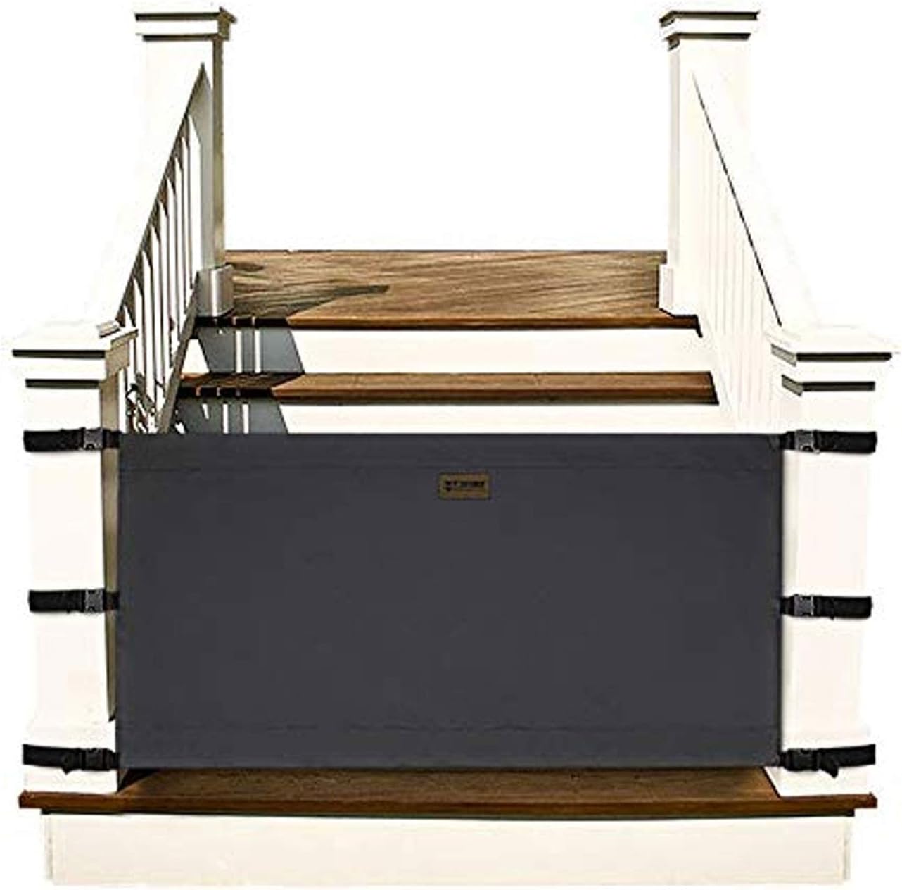 The Stair Barrier Banister to Banister No Drill Baby Gate for Stairs - Fabric Excellence Easy Setup Maximum Security with Portable Pet Gate for Stairs - Climb-Proof Neat and Tidy Fabric Baby Gate