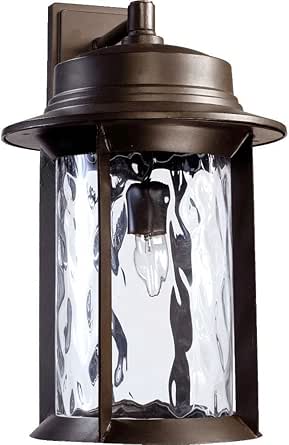 Quorum International Charter - 1 Light Outdoor Wall Lantern in Style - 11.5 inches Wide by 19 inches high-Oiled Bronze Finish