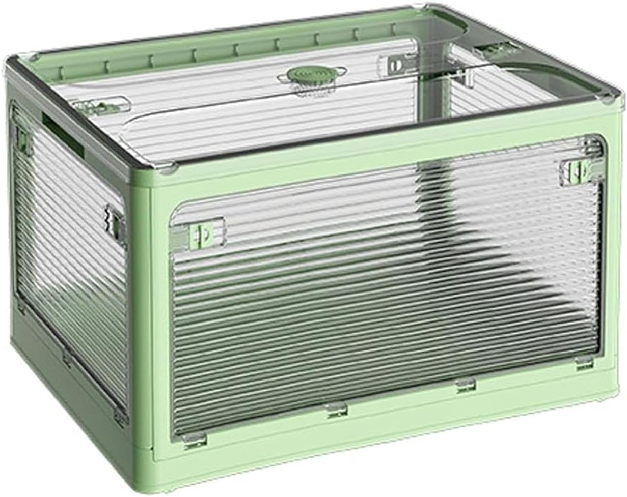 Bacs pliables transparents pour l'organisation de la maison et du dressing